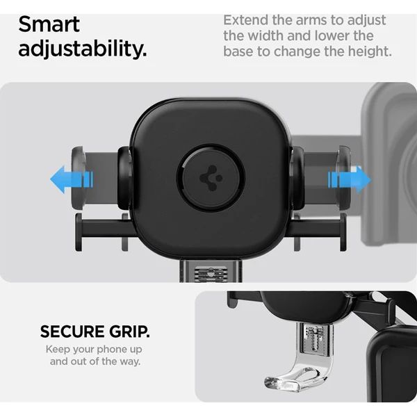 Spigen Tesla TapLock Universal Car Mount Holder držák na obrazovku černý - Držáky - Obrázek 035266809d3d434c93f208d175b391d1