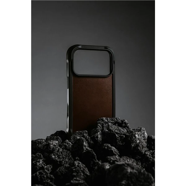 Nomad Rugged Leather Case (Horween) MagSafe kožený kryt iPhone 17 Pro Max Rustic Brown - Pouzdra - Obrázek 0353bda9b9644f53afe52bebe2276f82