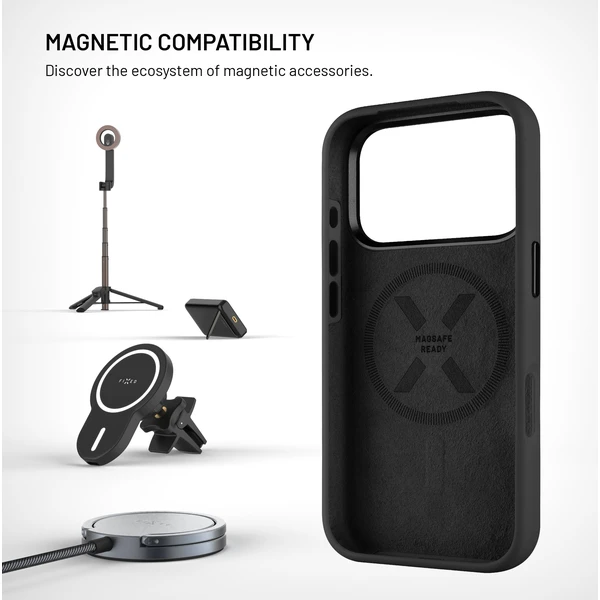 FIXED MagFlow silikonový kryt s MagSafe Apple iPhone 18 Pro černý - Pouzdra - Obrázek 0355449bd66b427e83aa91b7a5a4b8f5