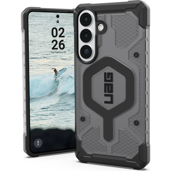 UAG Pathfinder Clear MagSafe kryt Samsung Galaxy S26+ kouřový/černý