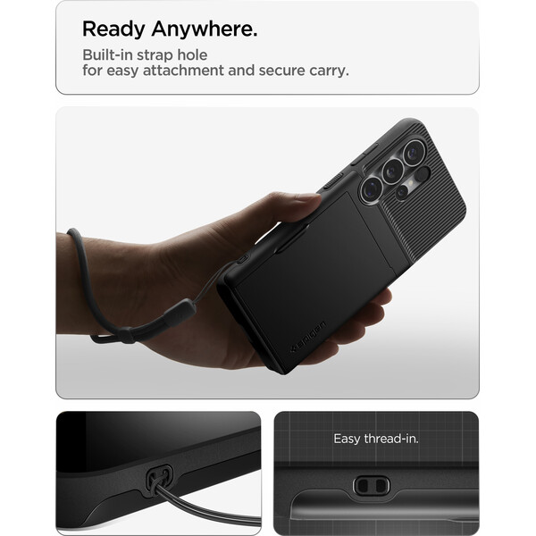 Spigen Slim Armor CS kryt Samsung Galaxy S26 Ultra černý - Pouzdra - Obrázek 03723b9ac1a64e52905dbf6289ad3998