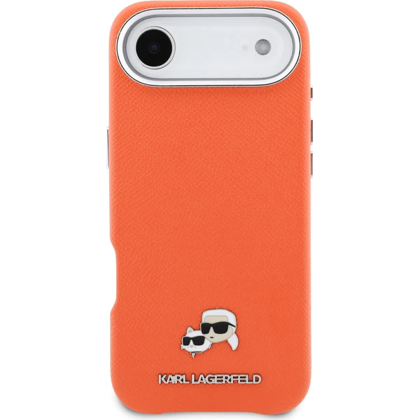 Karl Lagerfeld PU Karl and Choupette Heads Pins MagSafe kryt iPhone Air oranžový - Pouzdra - Obrázek 0380a2932d7e45a3973754d9de17bedd