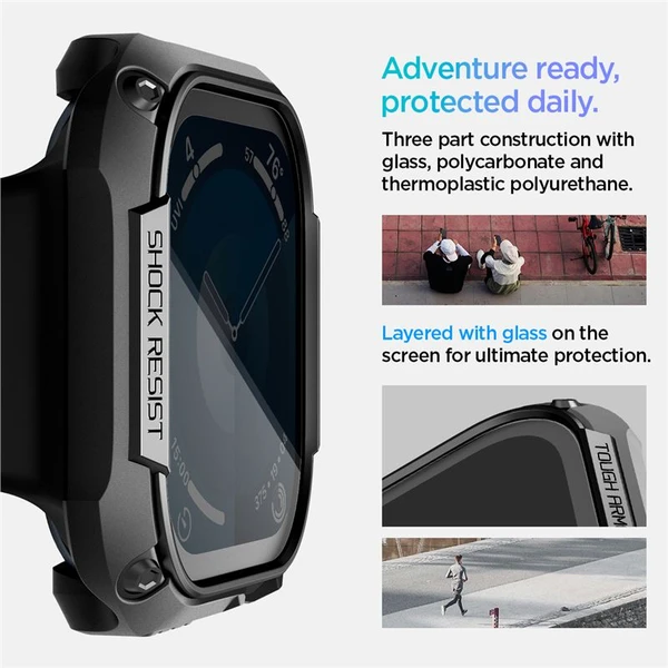 Spigen Tough Armor pouzdro Apple Watch 10/11 (46mm) černé - Pouzdra - Obrázek 0395b01eb6e7478a952310b64a00fea3