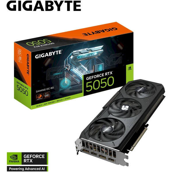 GIGABYTE NVIDIA GeForce RTX 5050 GAMING OC 8G - Grafické karty - Obrázek 03AE000K01