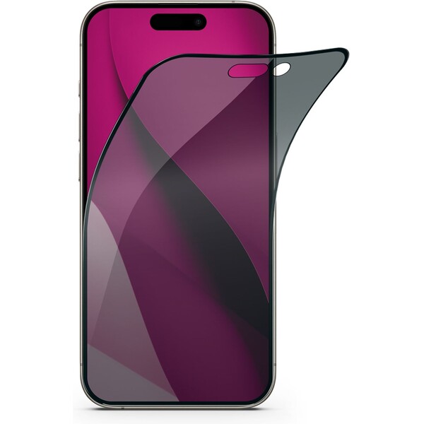 iWant Privacy FlexiGlass 2,5D privátní tvrzené sklo iPhone 16 Plus / 15 Plus Čirá