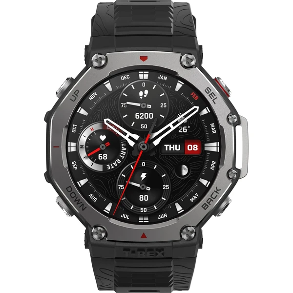Amazfit T-Rex 3 Onyx Black - Chytré hodinky - Obrázek 03E9000J01