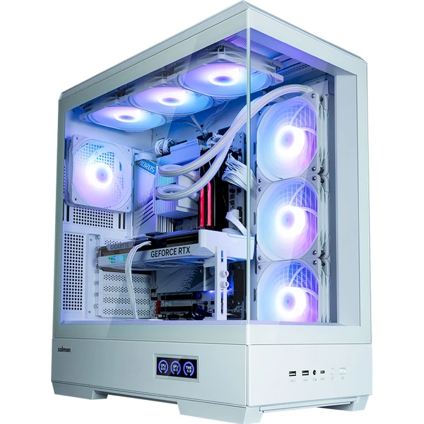 ZALMAN P50 DS bílá - Počítačové skříně - Obrázek 03HA000N01