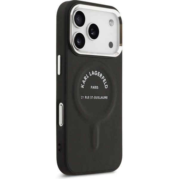 Karl Lagerfeld PU RSG Logo MagSafe kryt iPhone 17 Pro Max černý - Pouzdra - Obrázek 03a5d285315c4098bc51e63db7436a4e