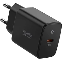 Spigen Essential 20W USB-C nabíječka (EE201EU) černá - Nabíječky