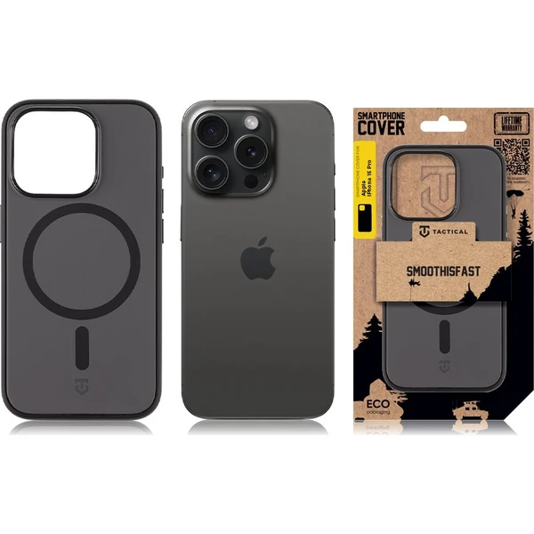 Tactical MagForce SmoothIsFast kryt Apple iPhone 15 Pro černý - Pouzdra - Obrázek 03cbd78e2fa24e199654a2f8788ae744