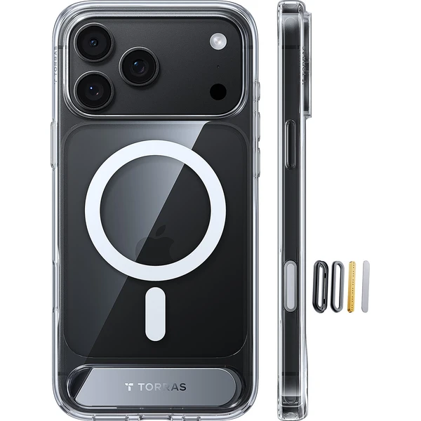 Torras Ostand L1 MagSafe kryt iPhone 18 Pro čirý - Pouzdra - Obrázek 03d01f6aa4b741e3aeba35c9adc63a08