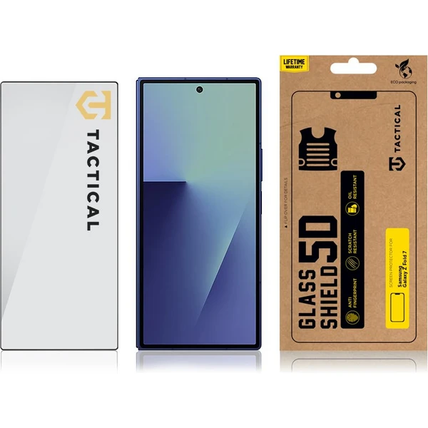 Tactical Glass Shield 5D sklo (Vnější) pro Samsung Galaxy Z Fold7 černé - Ochranné folie a skla - Obrázek 03db1c5acf334e12a2b3c2e191039035