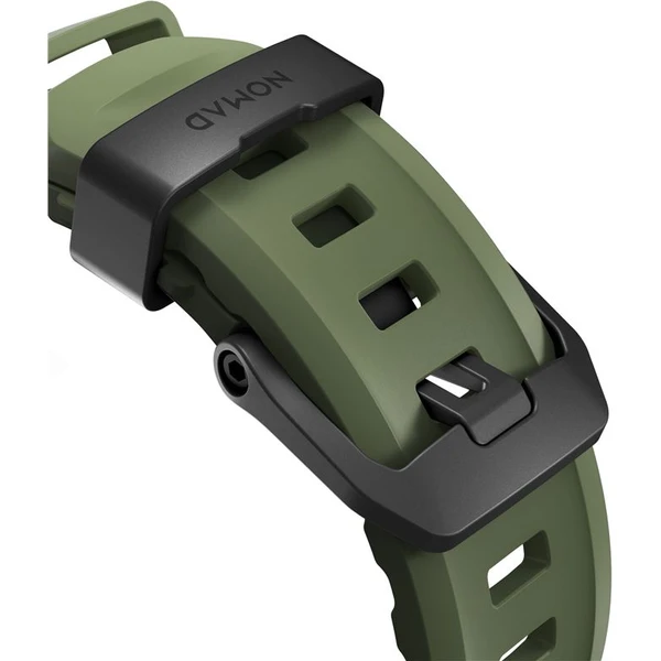 Nomad Rocky Point Band řemínek Apple Watch 49/45/44/42mm černý/tmavě zelený - Řemínky - Obrázek 03dd3a88bced4065be39fe508787ca98