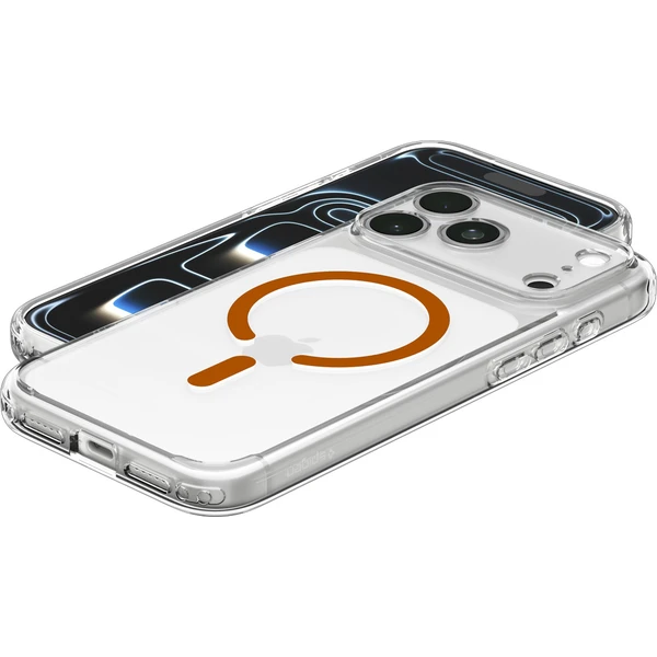 Spigen Ultra Hybrid MagSafe kryt iPhone 18 Pro Max/17 Pro Max clear orange - Pouzdra - Obrázek 03e82b006add4d5795b05b1bc3f600db