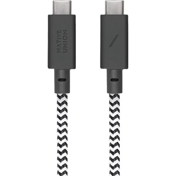 Native Union Anchor Cable USB-C/USB-C kabel, 240W, 3m zebra - Kabely a redukce - Obrázek 041A000P01