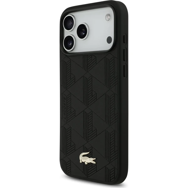 Lacoste PU Nomogramme Gold Logo MagSafe kryt iPhone 17 Pro Max černý - Pouzdra - Obrázek 0456cdbd322749228b4520f8dccf14d0