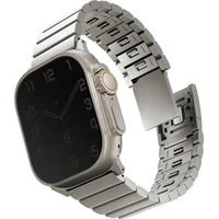 UNIQ Strova Mag ocelový řemínek pro Apple Watch 49/46/45/44/42mm stříbrný - Řemínky