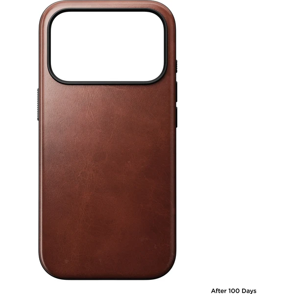 Nomad Modern Leather (Horween) MagSafe kožený kryt iPhone 18 Pro Olde Dublin - Pouzdra - Obrázek 045f7be38e1b40b69b7d8056ab785893