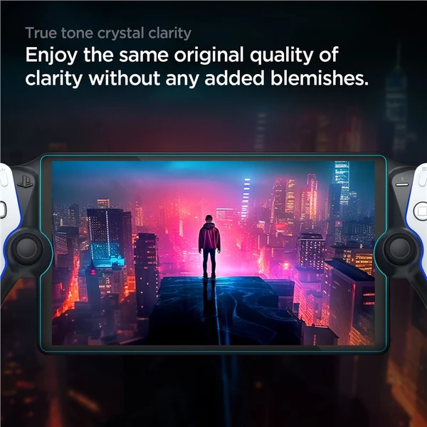 Spigen Glass tR EZ Fit PlayStation Portal - Ochranné folie a skla - Obrázek 0463000N01