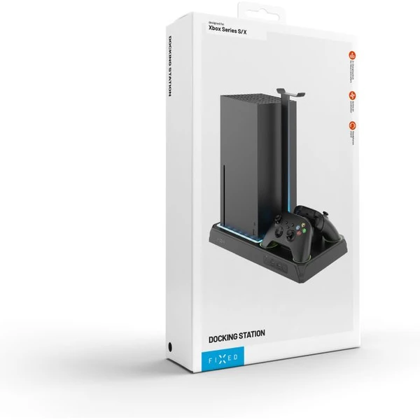 FIXED nabíjecí stanice pro Xbox Series X/S s odvětráváním, černá - Nabíječky - Obrázek 04885ba56b5c44358edb2cc3d20f5dd0