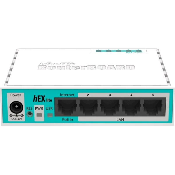 MikroTik RouterBOARD RB750r2 hEX lite router - Switche - Obrázek 048B000O01
