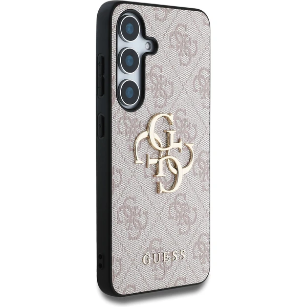 Guess PU 4G Metal Logo kryt Samsung Galaxy S25 růžový - Pouzdra - Obrázek 048f540ed00944e9956d1b73001e718e