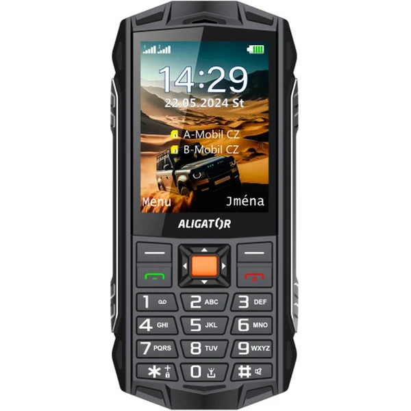 ALIGATOR R45 eXtremo černo-oranžový - Mobilní telefony - Obrázek 04D8000L01