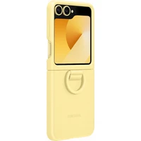 Samsung Silicone Case kryt Galaxy Z Flip6 žlutý - Pouzdra