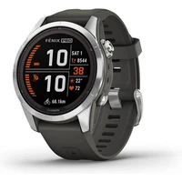 Garmin fenix 7S Pro Solar Silver/Black Band - Chytré hodinky