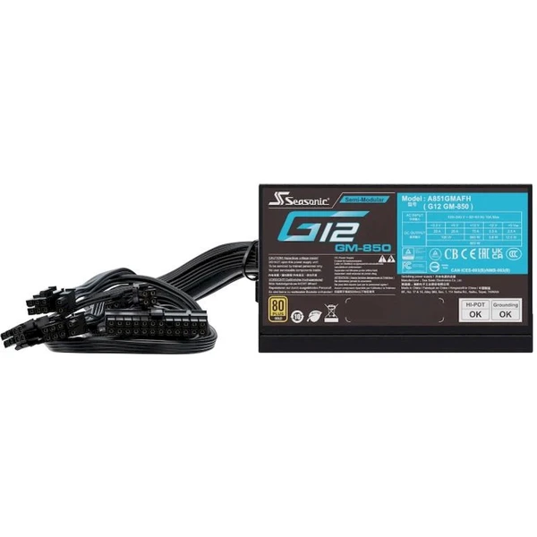 Seasonic G12 GM 850W - Zdroje - Obrázek 04LD000L01