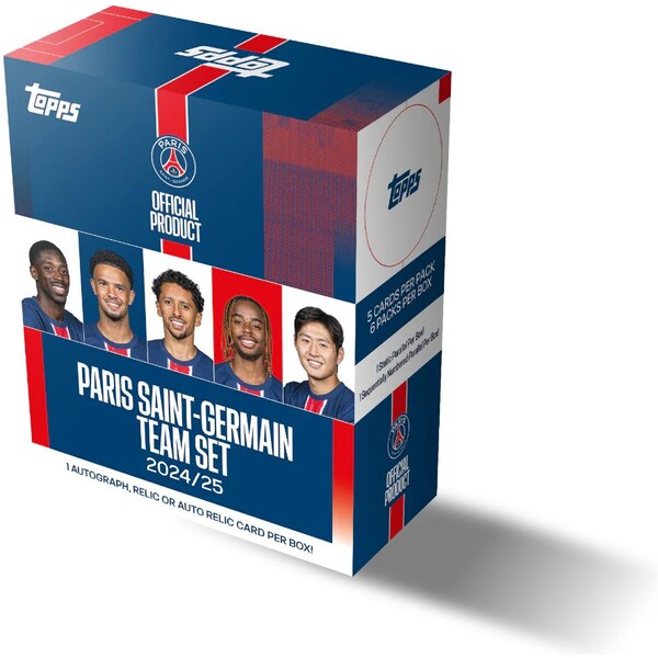 Topps fotbalové karty PSG 2024/25 Team Set