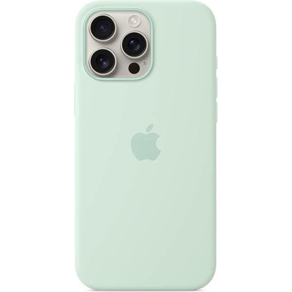 Apple silikonový kryt s MagSafe na iPhone 16 Pro Max akvamarínový - Pouzdra - Obrázek 04TC000P01