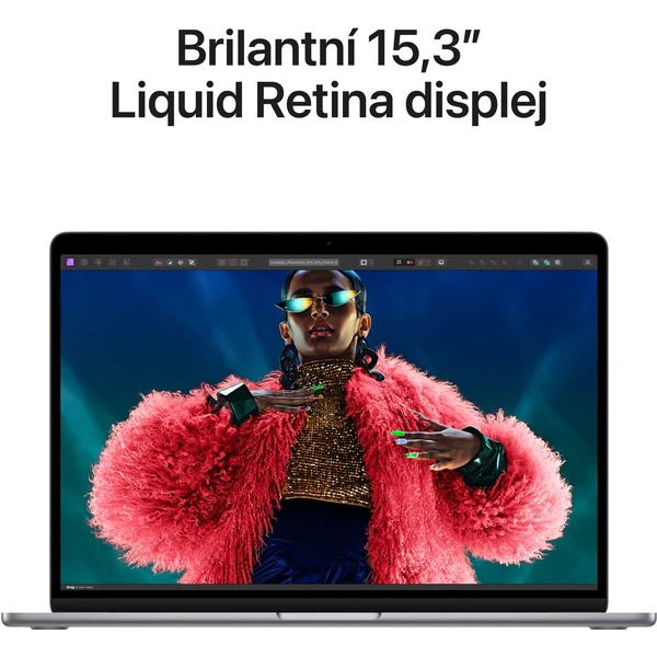 Apple MacBook Air 15,3" (2024) / M3 / 16GB / 512GB / SK KLV / vesmírně šedý - Notebooky - Obrázek 04X3000L01