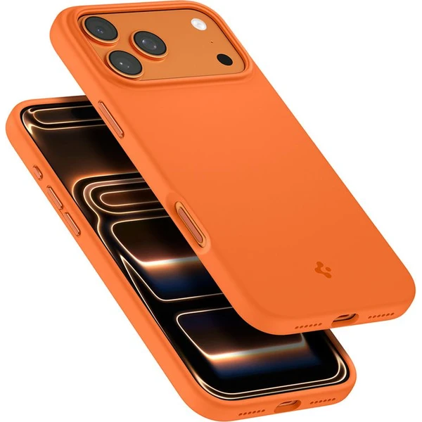 Spigen Silicone Fit MagSafe kryt iPhone 17 Pro Max cosmic orange - Pouzdra - Obrázek 04b601f688d8470e900fdcf814f5d38e
