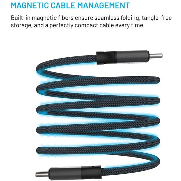 FIXED USB-C/USB-C magnetický napájecí kabel 240W 1,2m šedý - Kabely a redukce - Obrázek 04c7b3b594424dcab78da6a9617e7bf7