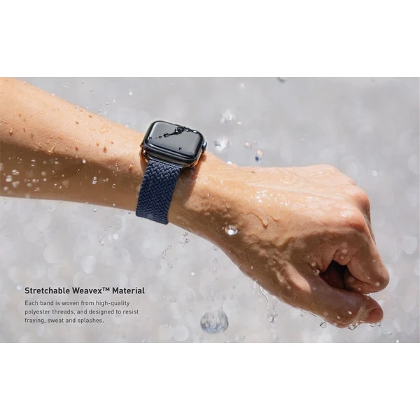 UNIQ Aspen Braided řemínek Apple Watch 46/45/44/42mm růžově zlatý - Řemínky - Obrázek 04cbdc5590554247b90fbba35d635c3b