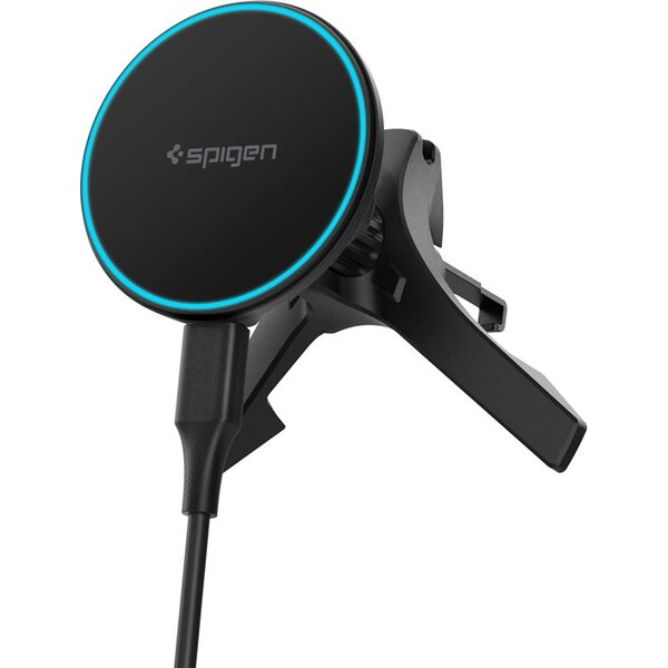 Spigen Essential Qi2/MagSafe držák do ventilace s nabíjením černý