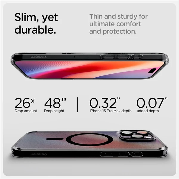 Spigen Ultra Hybrid T MagSafe kryt iPhone 16 Pro Max černý - Pouzdra - Obrázek 04eee785003e41e4be5e705d66ed9086