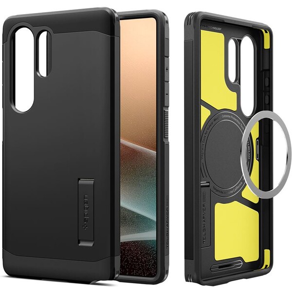 Spigen Tough Armor MagSafe kryt Samsung Galaxy S25 Ultra černý