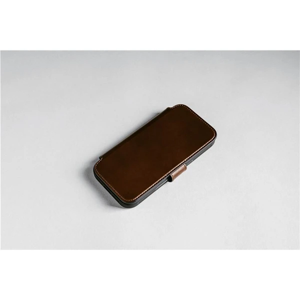 Nomad Modern Leather Folio (Horween) MagSafe kožené pouzdro iPhone 17 Pro Max Rustic Brown - Pouzdra - Obrázek 052460a584374a10af48c86b664e1ed1