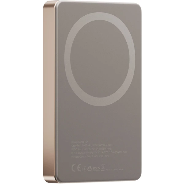 ENERGEA AluPac 10K MagSafe hliníková powerbanka, 10000mAh, zlatá - Powerbanky - Obrázek 05359cc3c4c744e18774e43ba57557f0