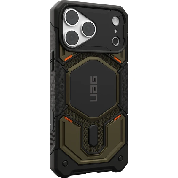 UAG Monarch Pro MagSafe Kevlar kryt iPhone 18 Pro Max/17 Pro Max zelený - Pouzdra - Obrázek 05555248cb8041f39074d53fd89f4f51
