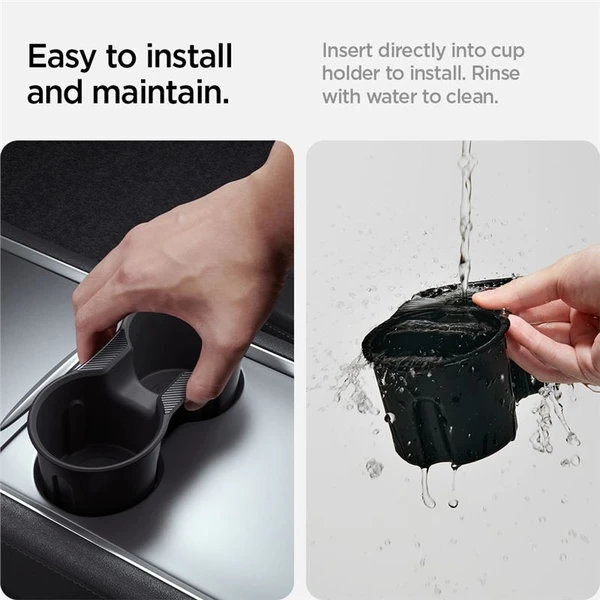 Spigen Center Console Cup Holder Insert Relaxed Grip vložky do držáku nápojů Tesla Model Y/3 - Držáky - Obrázek 05702302b48a48e9b069c22a85cd1a46