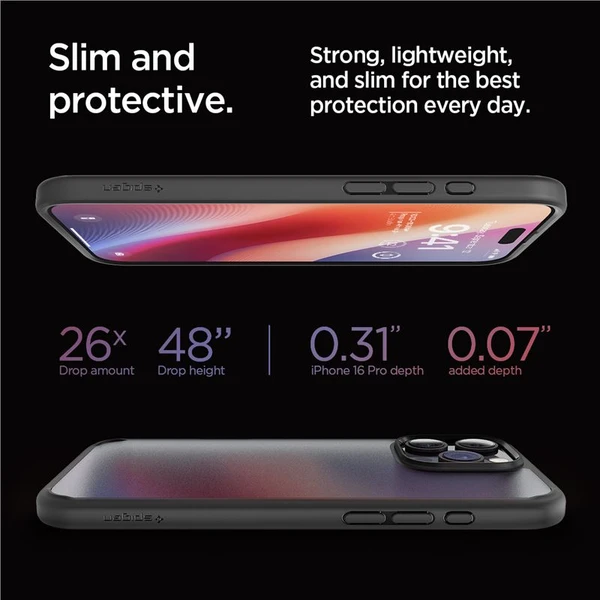 Spigen Ultra Hybrid kryt iPhone 16 Pro frost black - Pouzdra - Obrázek 05890ac000bb477b941ce0685c70680b