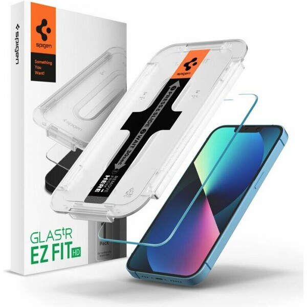 Spigen Glass tR EZ Fit HD open sensor sklo iPhone 16e/14/13/13 Pro