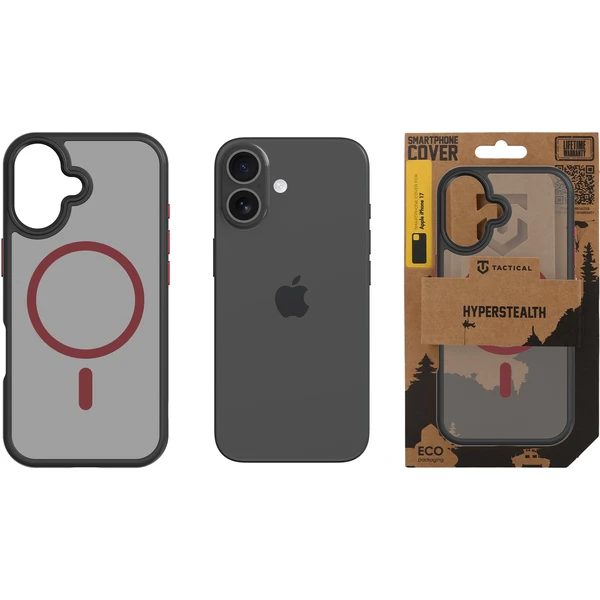 Tactical MagForce Hyperstealth 2.0 kryt iPhone 17 Black/Red - Pouzdra - Obrázek 058a1bd384714d3b894f226d18c62903