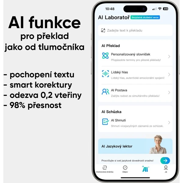 Timekettle W4 AI Chytrý překladač modrý (Další) - Záznamová zařízení - Obrázek 058a9a594d574e6da00d5d3b6d9aa2f4