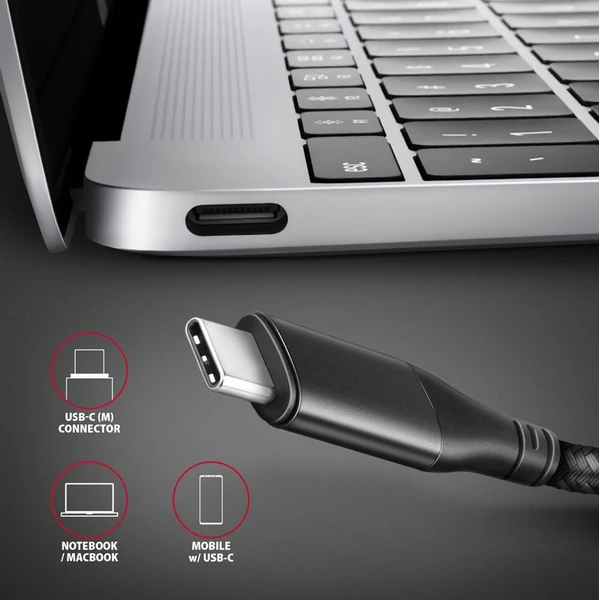 AXAGON USB-C/HDMI redukce 4K 0,25m černá - Kabely a redukce - Obrázek 05920032e9f6438e8118227461ae7477