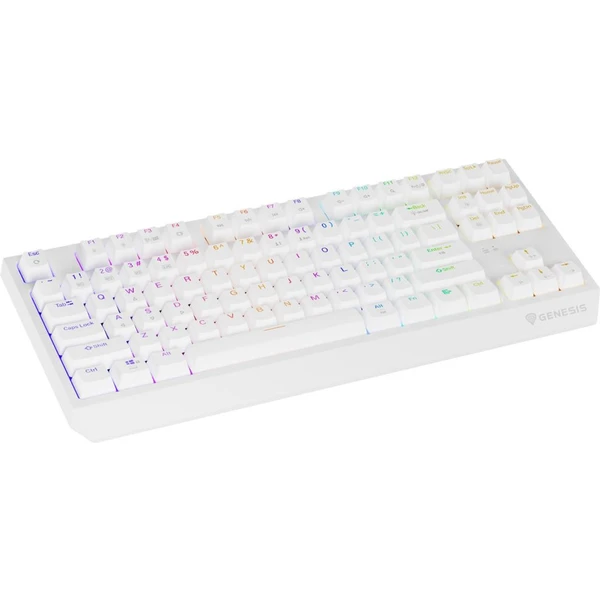 Genesis THOR 230 TKL RGB bezdrátová mechanická klávesnice bílá Outemu Red - Klávesnice - Obrázek 05I5000O01