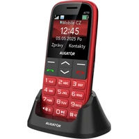 ALIGATOR A770 Senior + stolní nabíječka červený - Mobilní telefony